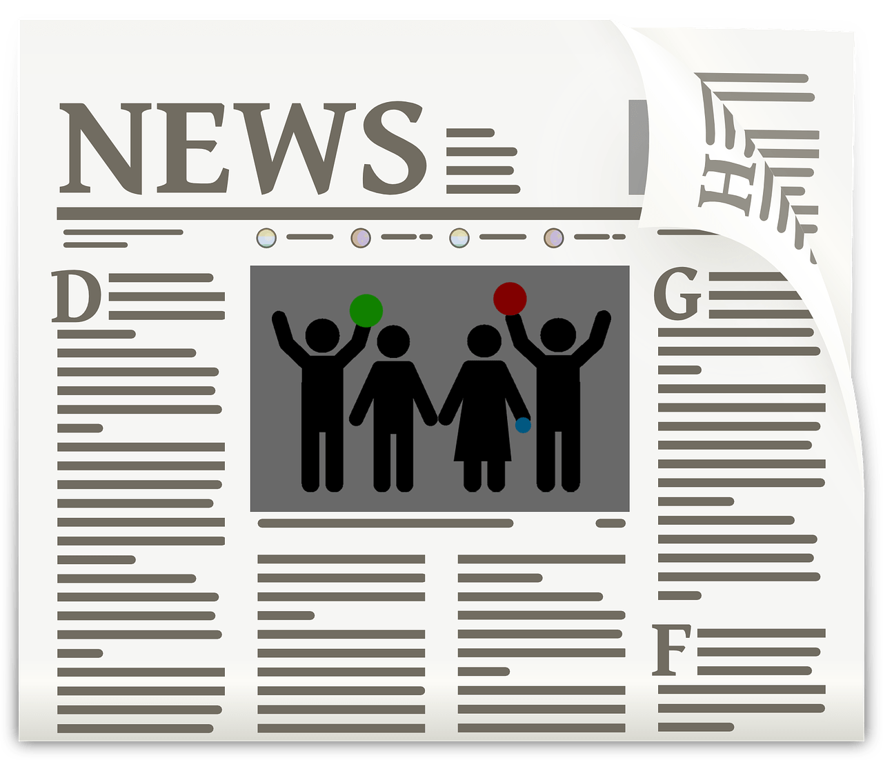newspaper, colour, show me-1431401.jpg
